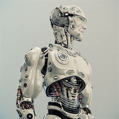 Stylish Cyber Man 3d Render By Ociacia On Deviantart Cyborgs Art