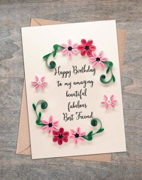 Birthday Card For Someone Special For A Good Friend For Best Etsy Birthday Cards For