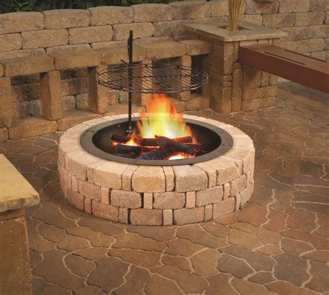 Albany Fire Ring At Menards Patio Landscape Design Outdoor Fire Pit