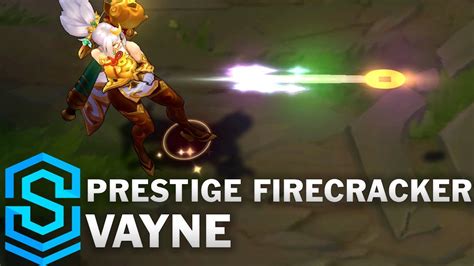 Prestige Firecracker Vayne Skin Spotlight League Of Legends Youtube