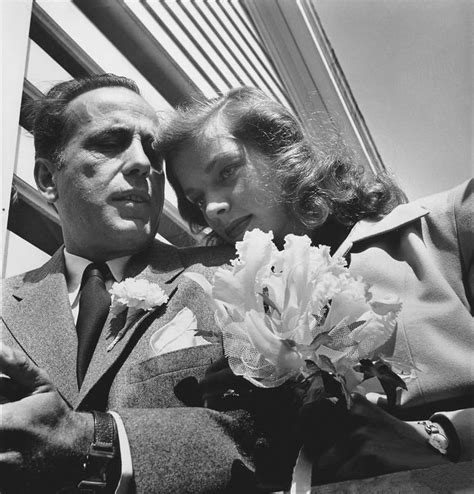 Humphrey Bogart And Lauren Bacall On Their Wedding Day 21 May 1945
