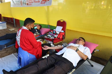 ANTAM UBPN Kolaka Gelar Donor Darah Dalam Rangka Bulan K3