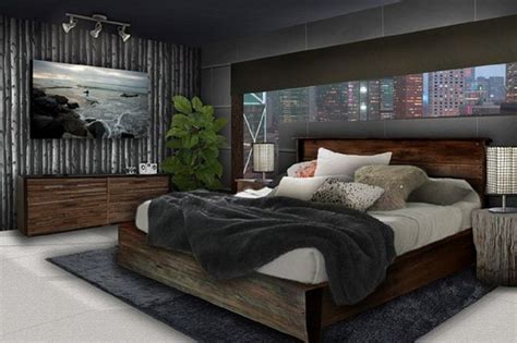 Your bedroom is probably the most important room in your the roomplace has everything you need to do just that, from stylish bedroom furniture sets in all. 35+ Cozy Mens Apartment Masculine Decor (With images ...