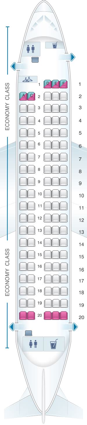 Seat Map Brussels Airlines Sukhoi Superjet 100 Seatmaestro