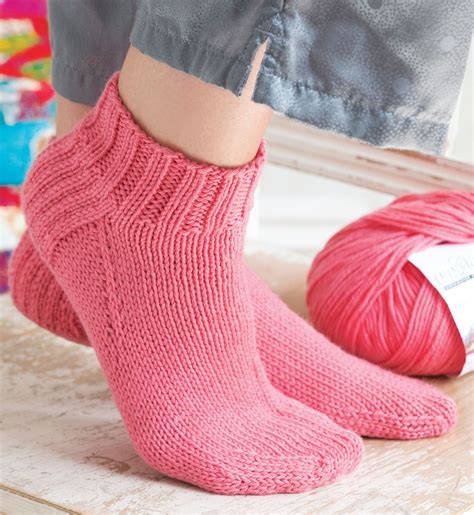Free Sock Knitting Patterns Intermediate Shop Kit Free Pattern Knit Red