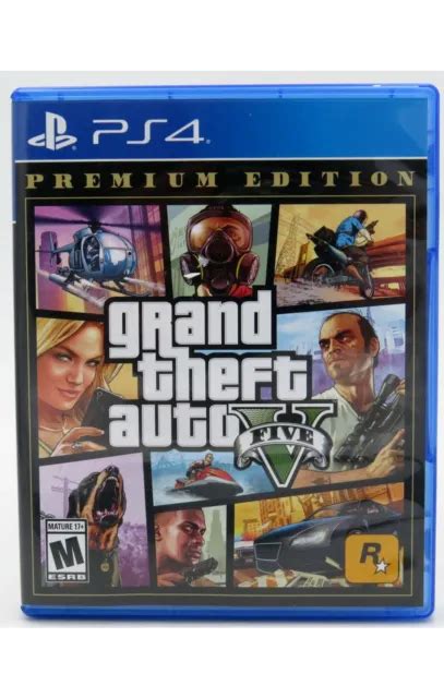 Grand Theft Auto V Premium Edition Map Ps4 Playstation 4 Complete