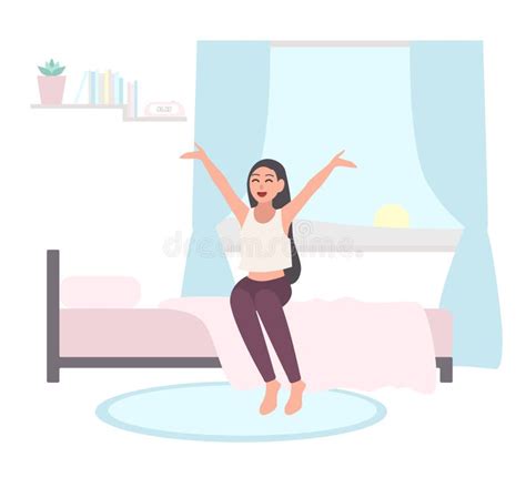 get out of bed clipart
