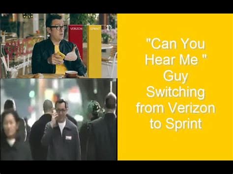 Verizon can you hear me now. " Can you Hear Me Now " Guy switching from Verizon to ...