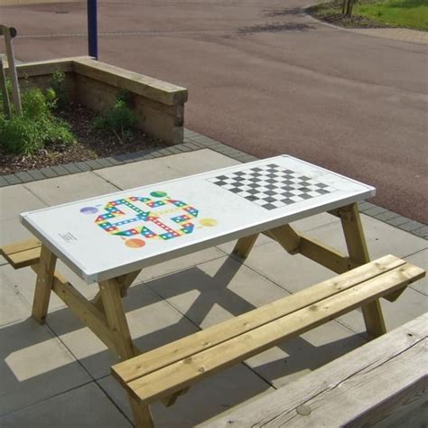 15m Gametop Table Double Game Picnic Table Painted Picnic Tables