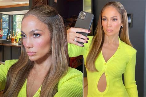 Jennifer Lopez Sizzles In Green And More Star Snaps Page Six