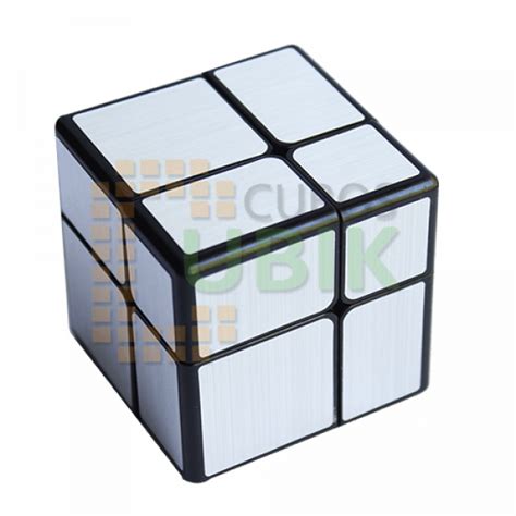 Cubos Rubik Qiyi Mirror 2x2 Plata