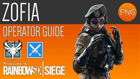 Zofia Operator Guide Rainbow Six Siege Youtube