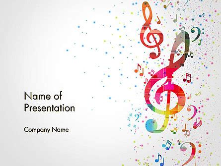 falling colorful  notes  template  powerpoint  keynote  star