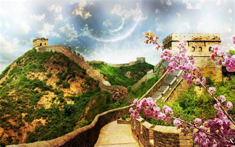 Great Wall Of China Hd Wallpaper Background Image