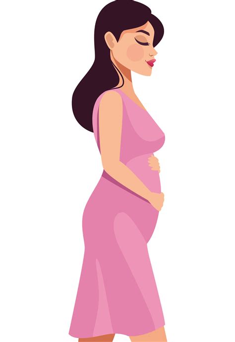 Woman Two Months Pregnant 24089053 Png