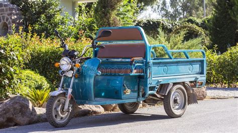 Cargo Motorcycle Stock Photo Image Of Motorbike Rural 79262798
