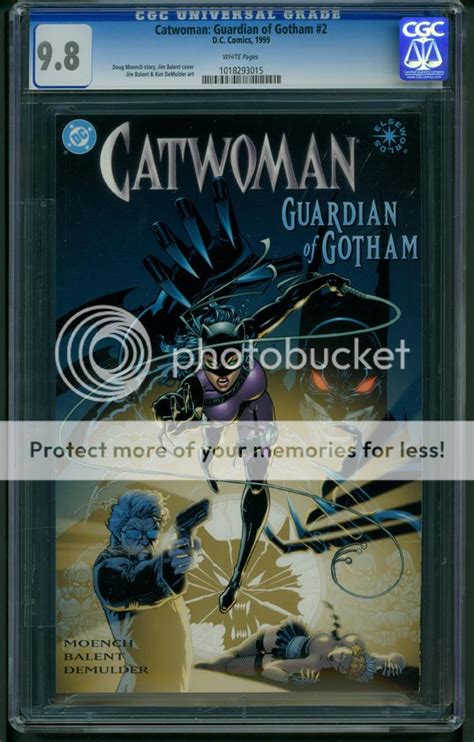 Catwoman Guardian Of Gotham 2 1999 Cgc Graded 98 Jim Balent Cover