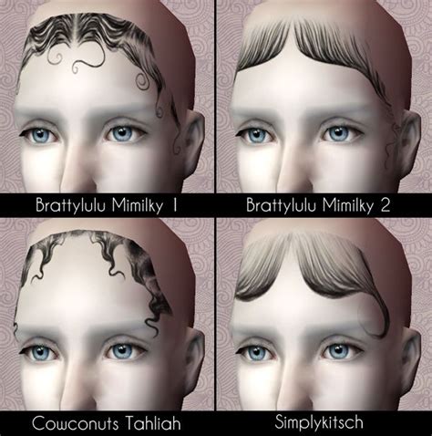 Sims 4 Hairline Cc