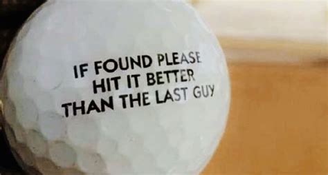 Golf Ball Sayings Funny Funny Novelty Golf Balls Golf