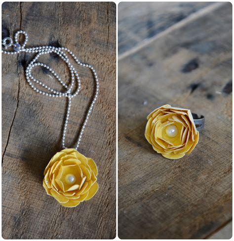 Rose Ring And Rose Necklace Tutorial The Idea Room