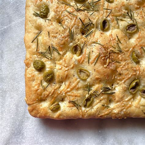 Parmesan Focaccia With Rosemary And Olives Recipes Focaccia Holiday
