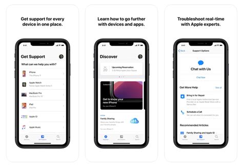 Apple Support App Gets New Customized User Interface Dark Mode Support