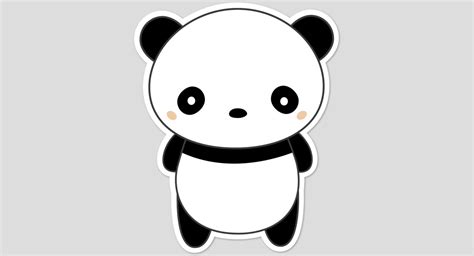 Kawaii Cute Panda Bear Stickers By Happinessinatee Design By Humans