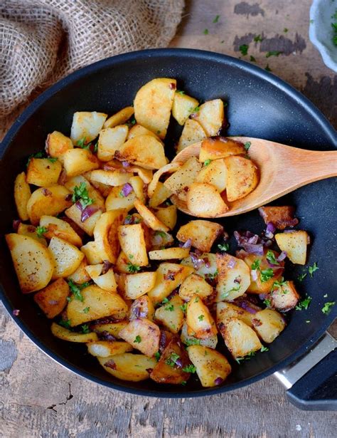 Pan Fried Potatoes Bratkartoffeln Recipe Cart