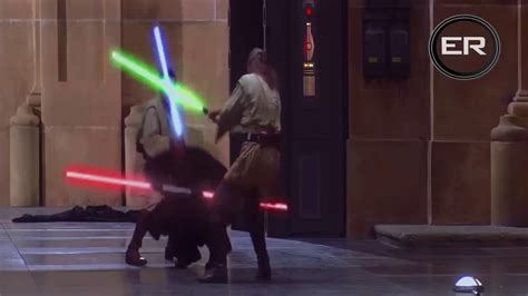 Obi Wan And Qui Gon Vs Darth Maul But Every Time Light