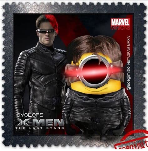 X Men The Last Stand ~ Cyclops Minions Cartoon Minion Meme Minion