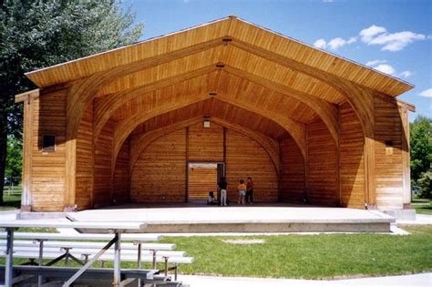 Powell Wy Patio Projects Timber Architecture Outdoor Stage