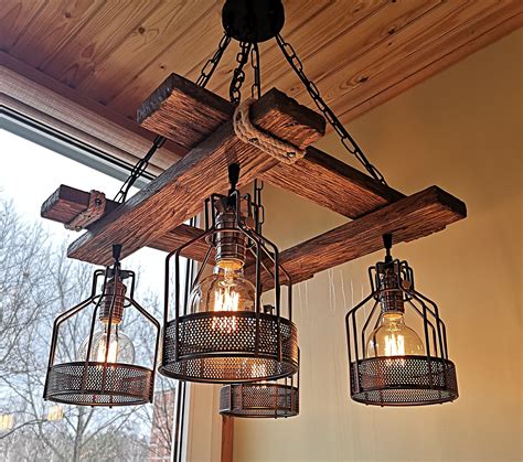 15 Diy Wood Ceiling Light Ideas Tossist