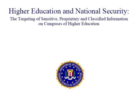 Higher Education And National Security Protus3