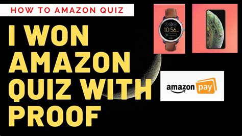 Winner Of Amazon Quiz Time How To Win Amazon Quiz Contest Trick Youtube