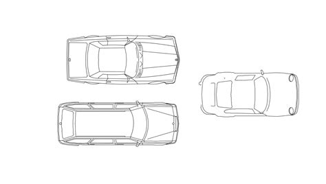 Cars Design Plan In Autocad 2d File Free Download Cadbull