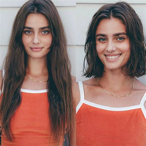 Taylor Hill Updates On Instagram “before Vs After Loving The Shorter