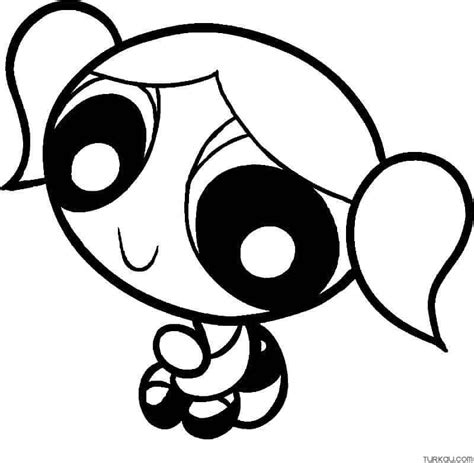 Bubbles Powerpuff Girls Coloring Pages