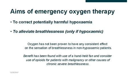 British Thoracic Society Guideline For Oxygen Use In