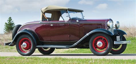 1932 Ford V 8 De Luxe Roadster Classic Old Retro Vintage