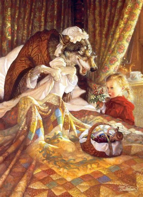 Pin On Little Red Riding Hood And The Wolf Art