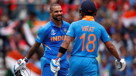 Shikhar dhawan repeatedly walked towards the off side in order to work the ball behind square leg bcci/ipl. Cricket World Cup 2019: Shikhar Dhawan ruled out for at ...