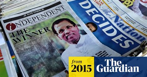 Sri Lanka Wakes Up To New Era Under President Sirisena Sri Lanka