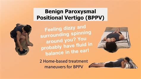Benign Paroxysmal Positional Vertigo Bppv Fluid Imbalance In The Ear Explain And Treatment