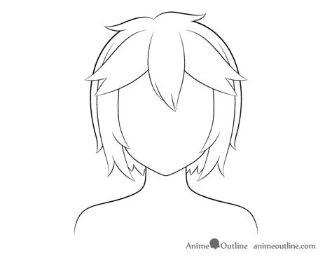 How To Shade Anime Hair Step By Step Animeoutline Anime Hair How