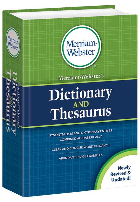 Merriam Websters Dictionary And Thesaurus And Merriam Webster Shop