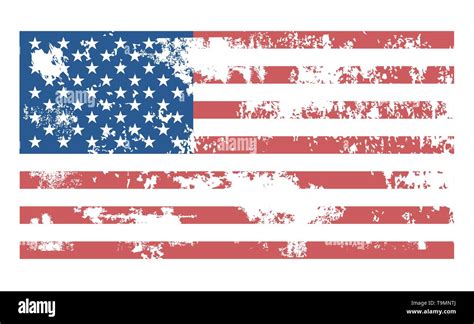 Grunge Usa Flag Vector Illustration Stock Vector Image And Art Alamy