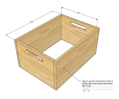 How To Build Easy Plans A Toy Box Pdf Plans