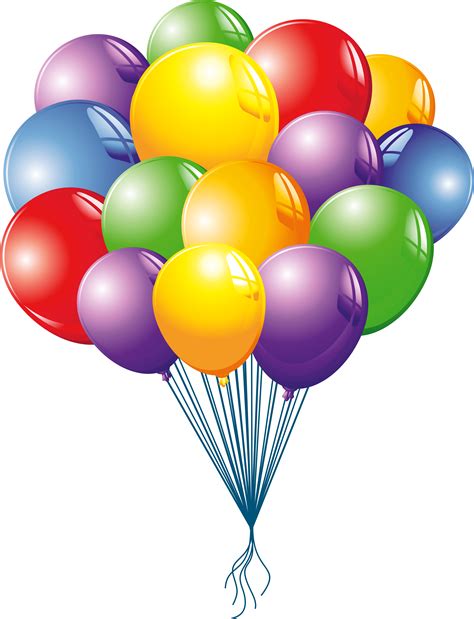Balloon Bunch Transparent Png Clip Art Library Images