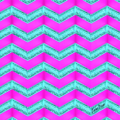 Free Download Glitter Chevron Wallpaper Pink Cyan Pictures 600x600