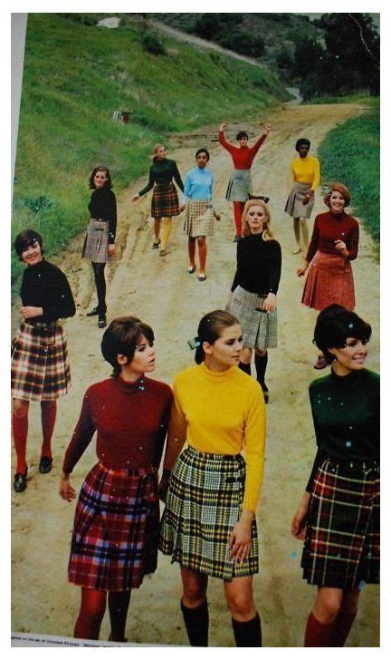 1960s Outfit Ideas Vintage School Uniform Knee Socks 1960s Outfit